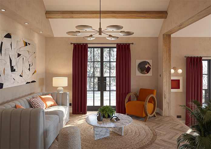 Kyoto Faux Silk, Holly - Made to Measure Curtains - Image 14